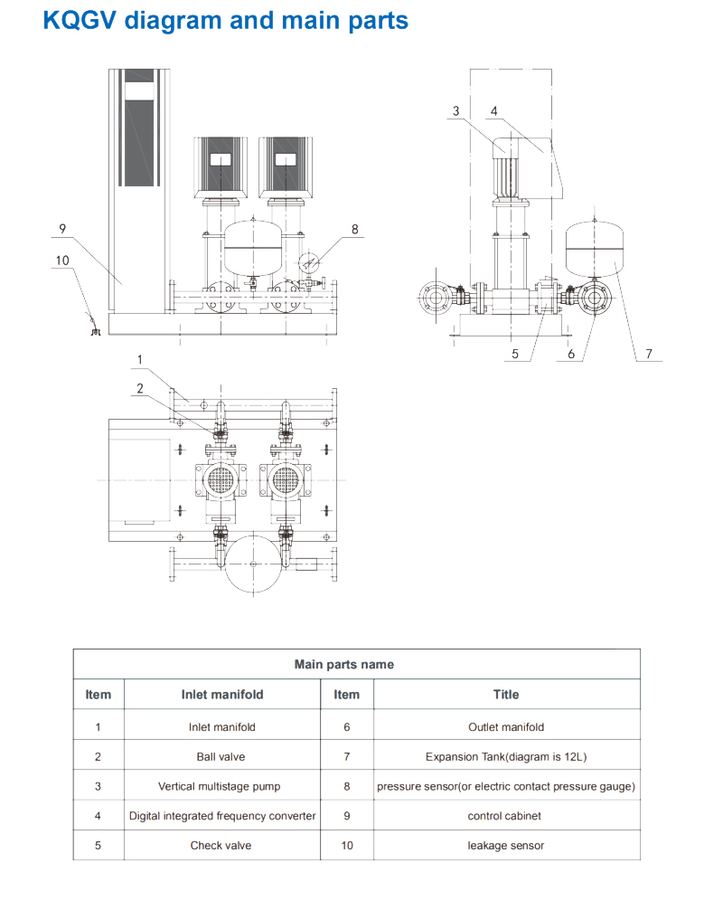 10.KQGV-Series Aquarum Supplier-Equipment-technicae drawings_001